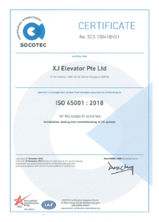 Xj Elevator Pte Ltd
